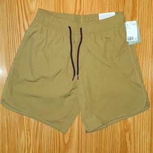 NWT H&M Lined 7" Inseam Nylon Swim Shorts